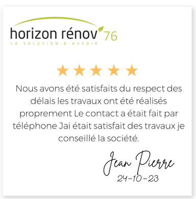 avis horizon renov 76 Jean Pierre