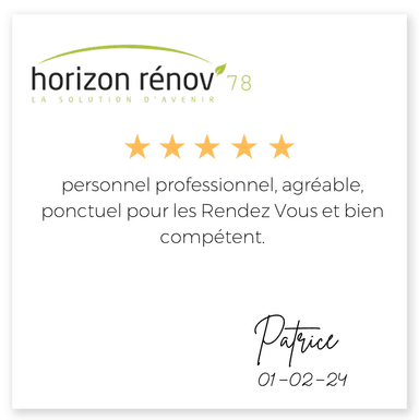 avis horizon renov 78 Patrice