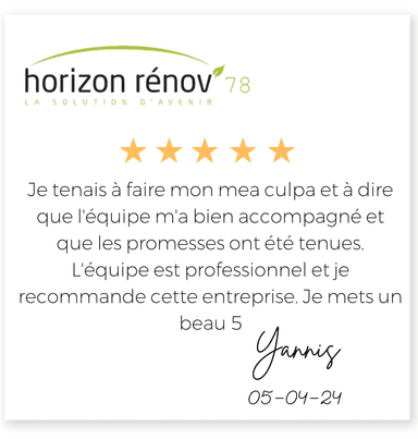 avis horizon renov 78 Yanis